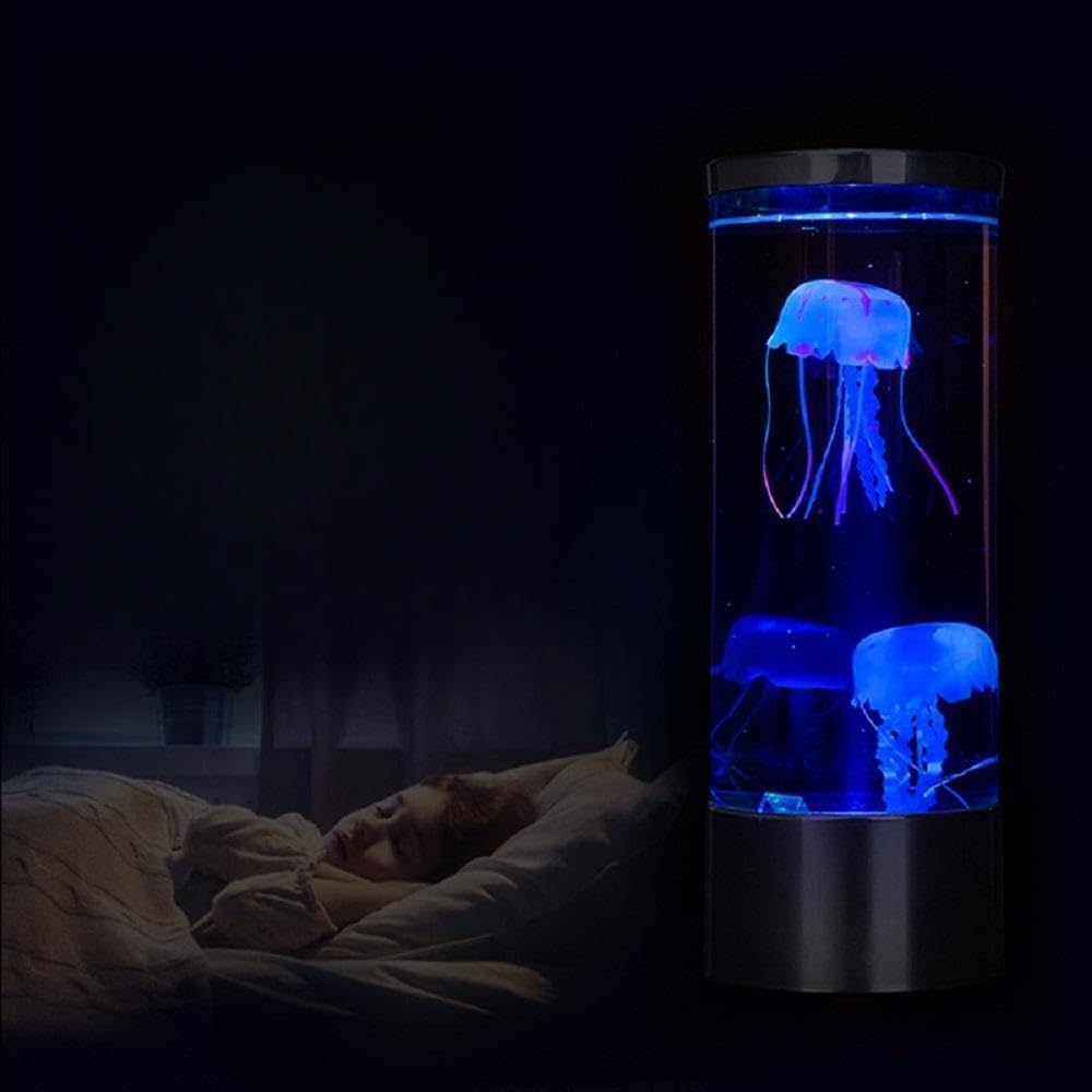 Amazon | 卓上アクアリウム LEDクラゲミニ水槽 2匹クラゲあり