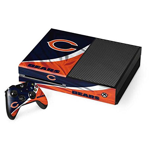 Skinit Decal Gaming Skin Compatible with Xbox One Console and Controller Bundle - Officially Licensed NFL Chicago Bears Design