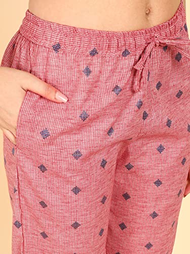 Image of Vaamsi Cotton Printed Night Suit (VNWK1016A Gold)