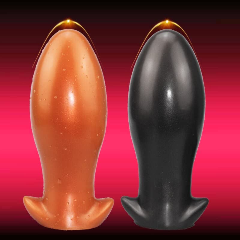 Plug Anal XL XXL Deepleasure Noir, Flexible, Pour Stimulation Prostate Et Plaisir Unisexe
