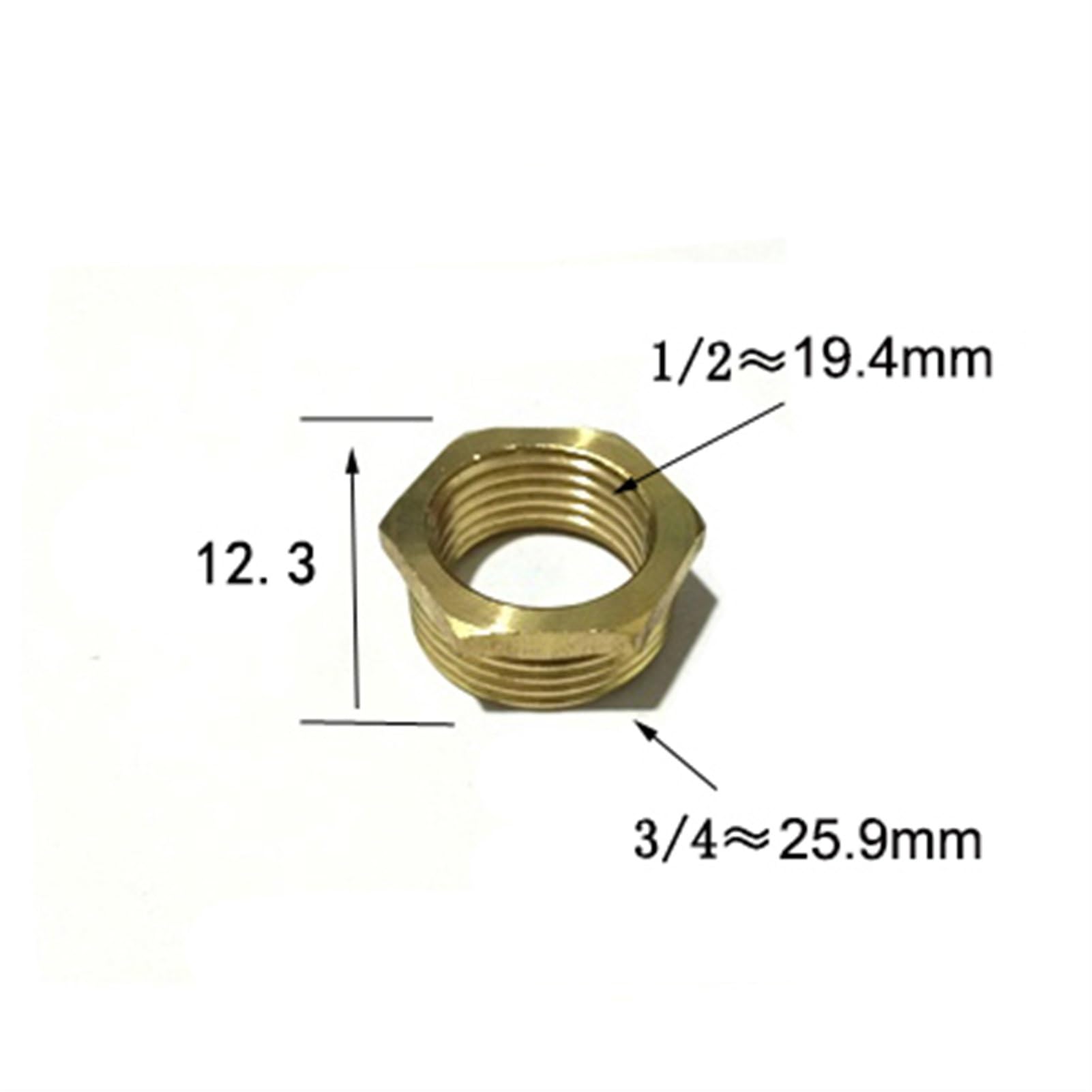 Qinlu-Brass Connector Hose Fitting 1/8