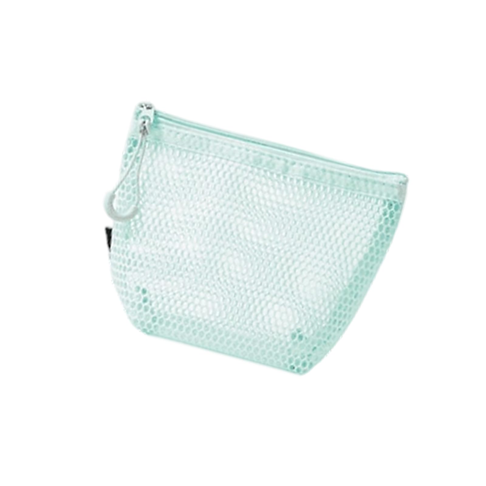 Jazuaiao Nylon Cosmetic Organizers with Adjustable Compartments Portable Travel Storage Bag for Lipsticks Accessories Cosmetic Organizers