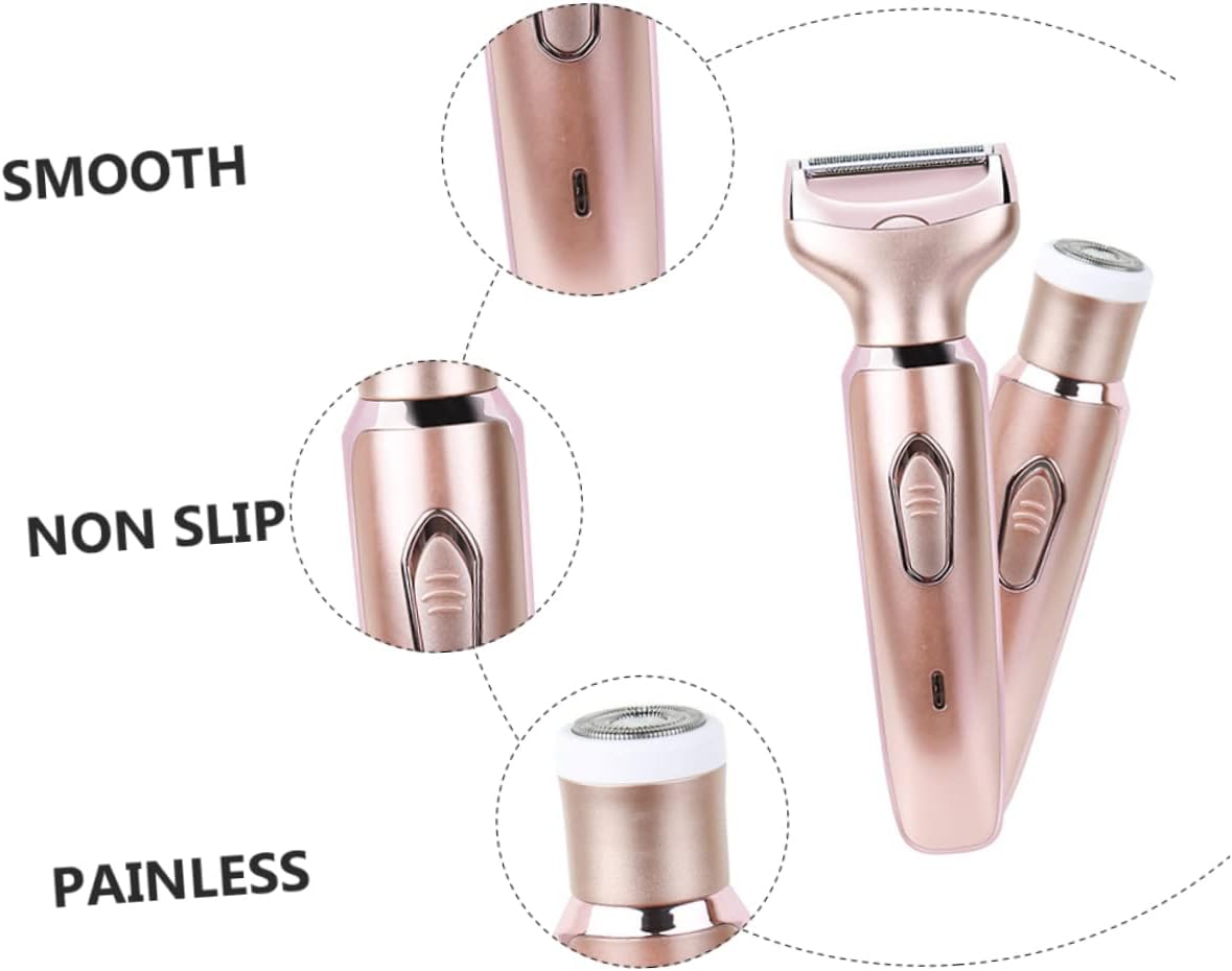 MERRYHAPY Rechargeable Women's Hair Removal Device Electric Shaver for Armpits Legs Bikini Portable Trimmer for Smooth Skin Anywhere