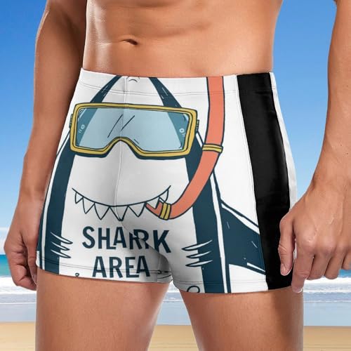 Swimming trunks boxer homme plongée requins maillot de bain - 2