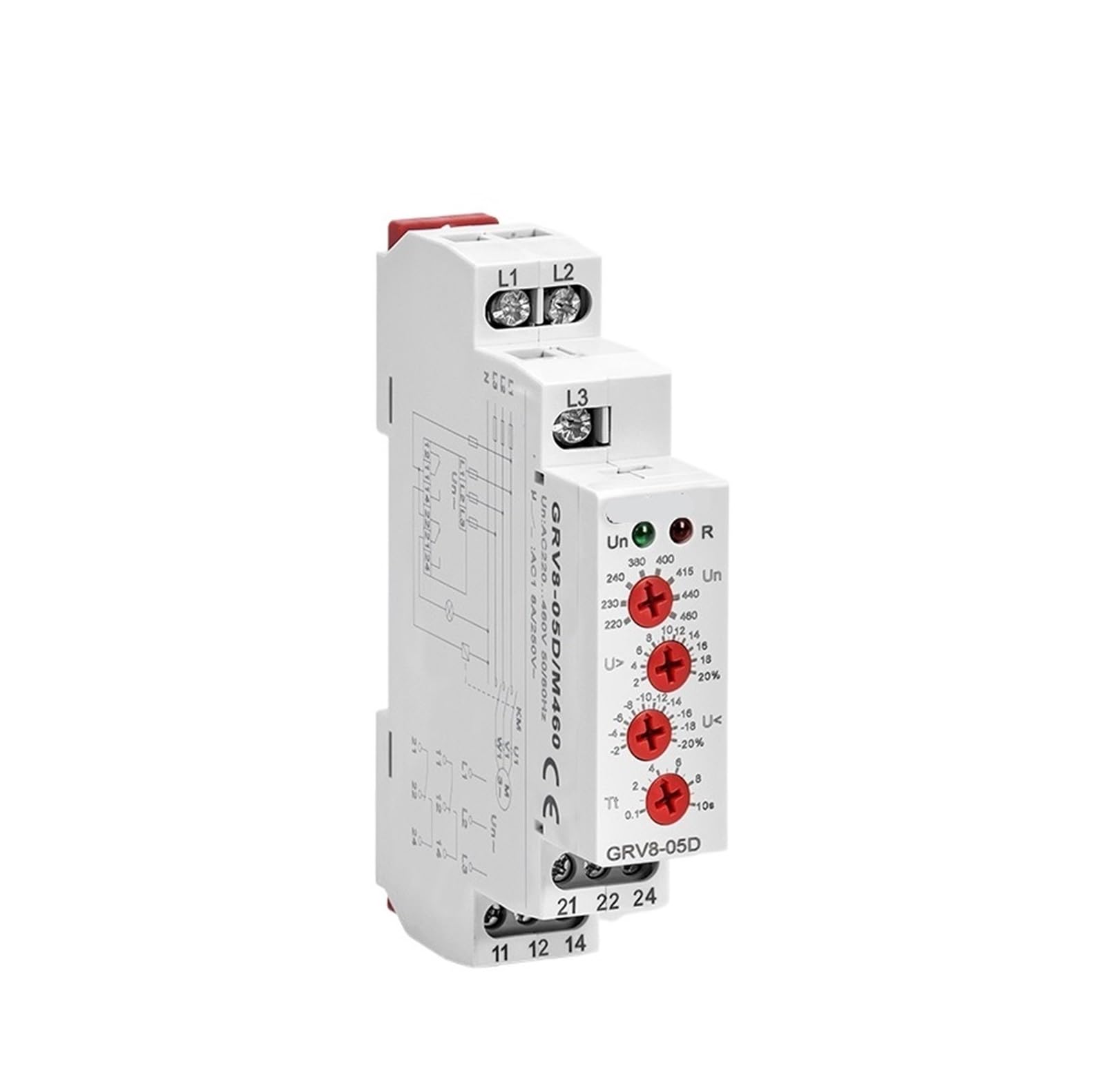 Relais de protection phase 380V GRV8-05D pour moteur de pompe
