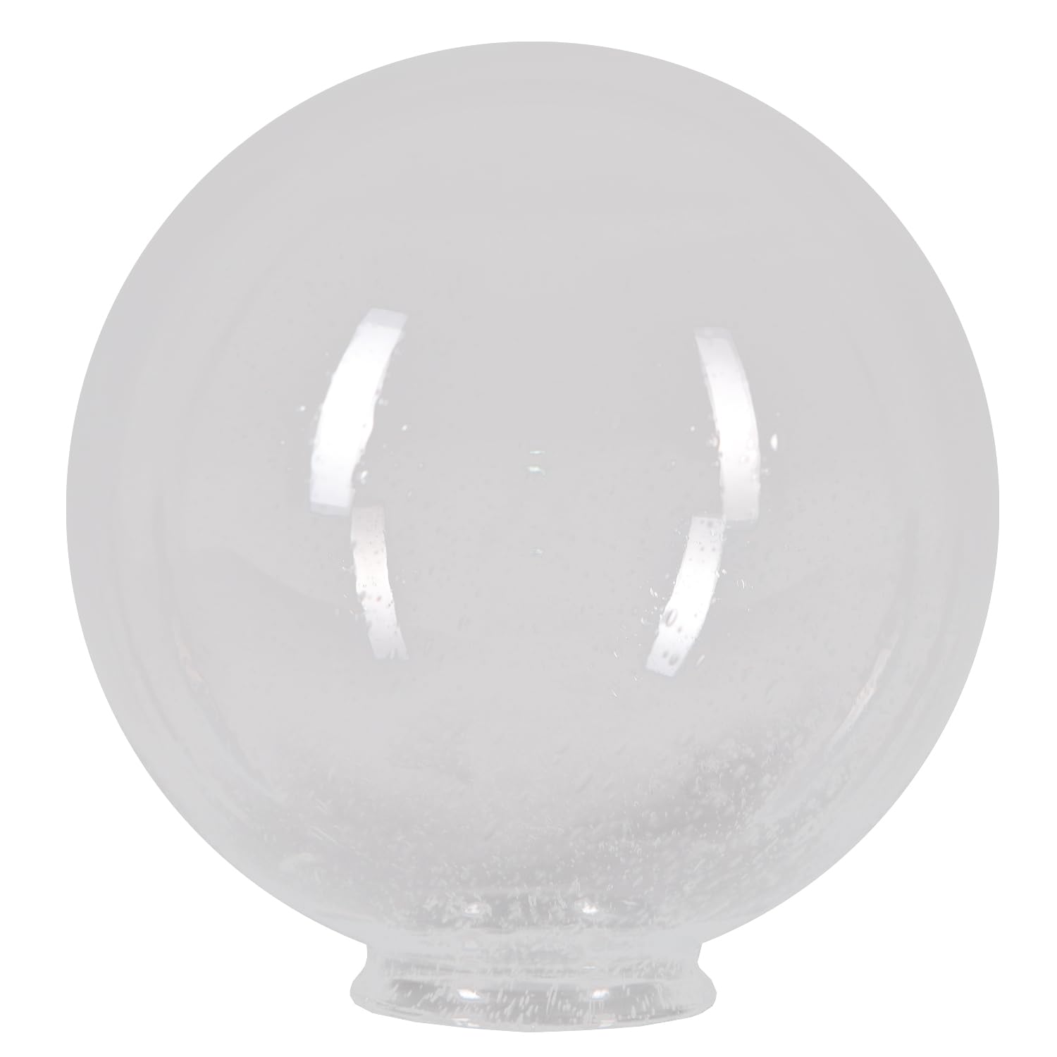 Kugelglas Blasenglas Lampenglas Ø 250mm Ersatzglas Leuchtenglas m.Kragenrand