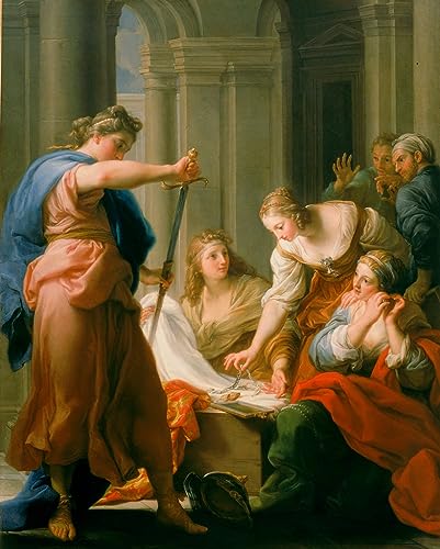 Art Mural Achille Pompeo Batoni Poster Mural pour murs vides 60x90