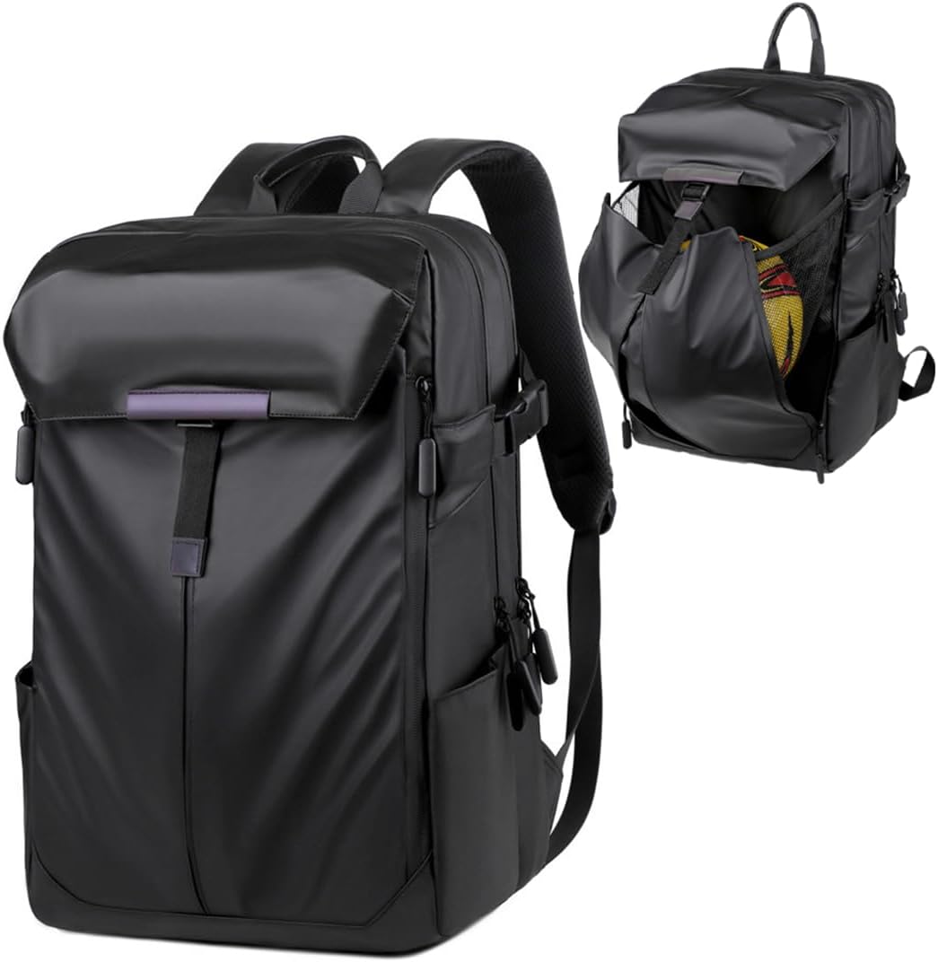 Basketball Backpack Large Sports Bag with Laptop Compartment for Helmet Soccer Volleyball Football Travel Waterproof