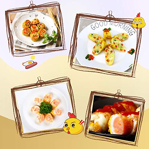 Yepsoon Egg Cooker Egg Roll Maker Automatic Egg Master Rapid Egg Cooker Multifunction Breakfast Eggs Sausage Boiler Omelet Maker Microwave Gift For Kids & Adult (Single Tube,Yolk Yellow) #TOP7