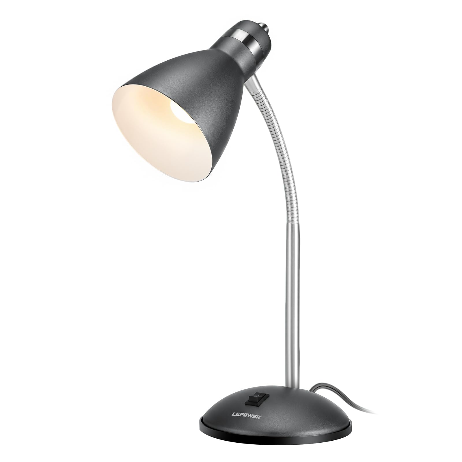Compact Metal Gooseneck Reading Light