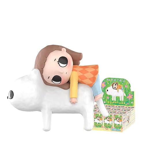 POP MART Nyota's Fluffy Life Series Figures Whole Set(12Boxes) 2.5 inches Articulated Character Premium Design gifts for women Fan-Favorite blind box Collectible Toy Art Toy Action Figure - Nyota Fluffy Life - Whole Set