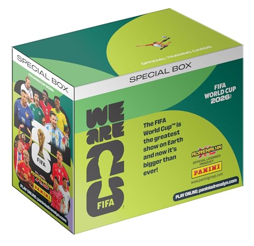 Coppa del Mondo FIFA 2026 Trading Cards Game Special Box (8 tasche + 10 carte edizione limitata)
