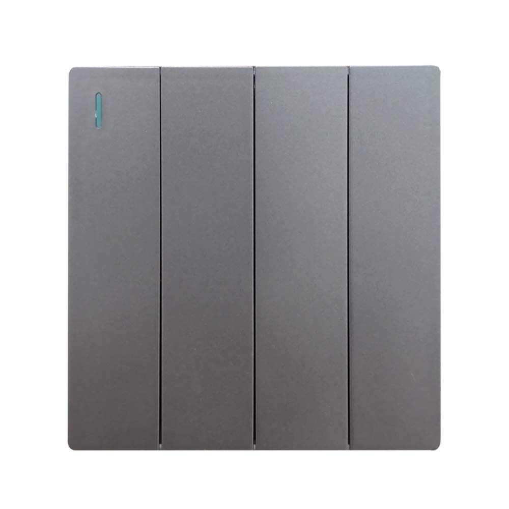 Lichtschalter, Lampenschalter, ❀ intelligente Lichtschalter, Typ 86, verdeckter, eingebetteter Wippschalter, Wohnzimmer-Esszimmer-Wandlichtschalter (Farbe: leeres Panel) (Farbe: leeres Pa (Farbe: leer