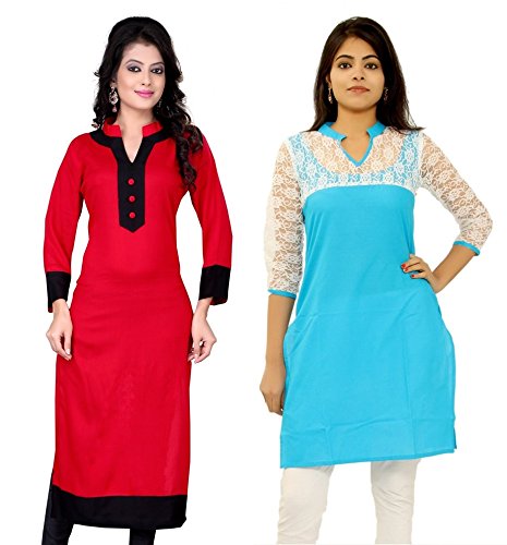 mix colour kurti