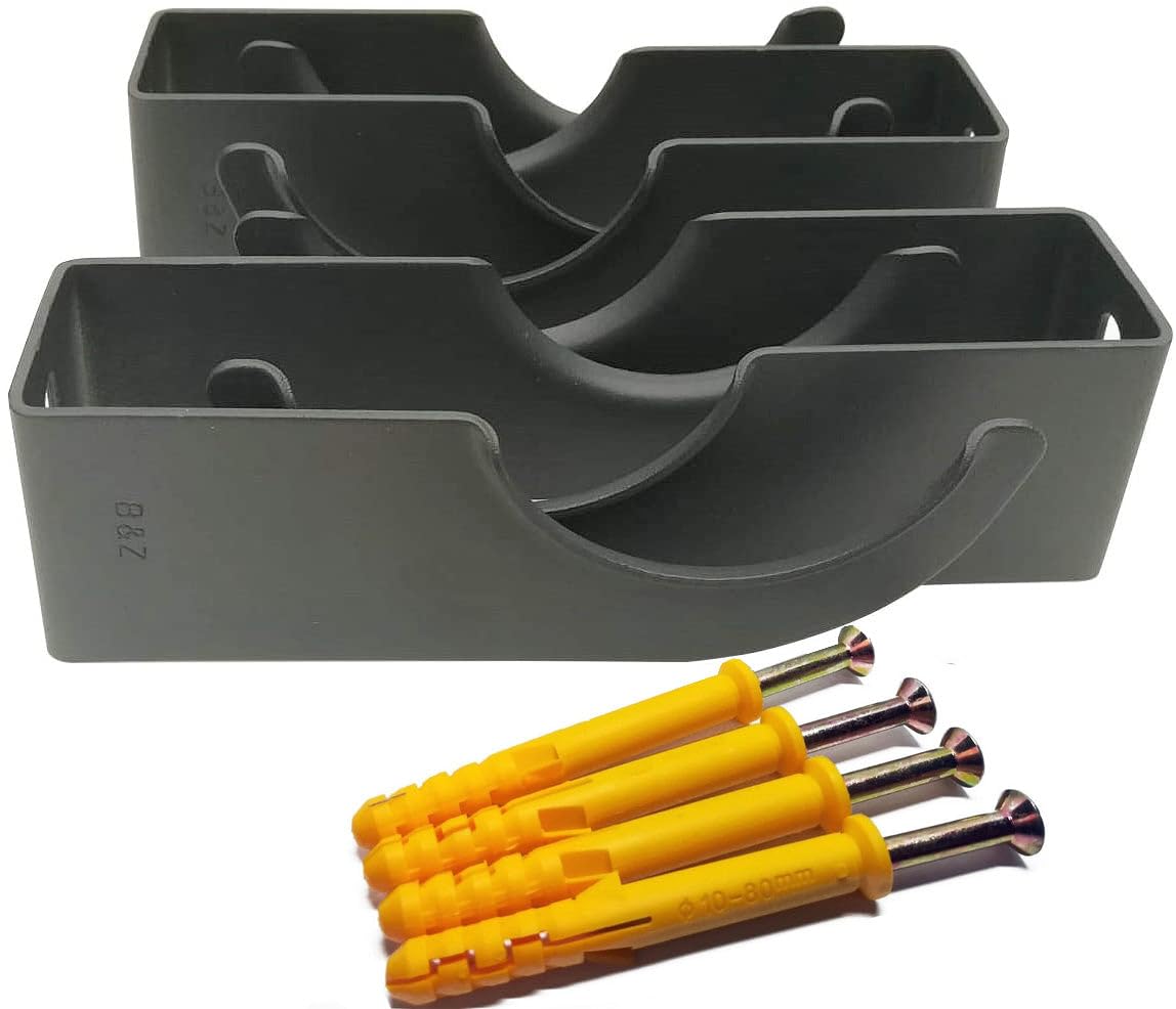 Soportes de radiador de columna tradicionales, 4 unidades, antracita (100 mm (A) x 70 mm (B) x 65 mm (C) x 55 m (profundidad)