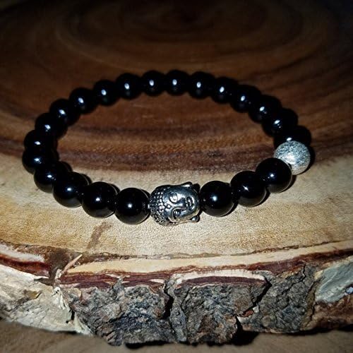 FLASH SALE Black Buddha Meditation, Namaste, Positive Energy, Healing Energy, Stabilizing, Yoga Bracelet