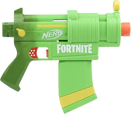 Miniatura 8 de Nerf Fortnite SMG-Zesty Blaster, 10 dardos Nerf Elite, clip de 10 dardos, culata y barril extraíbles, regalos Fortnite para niños y niñas