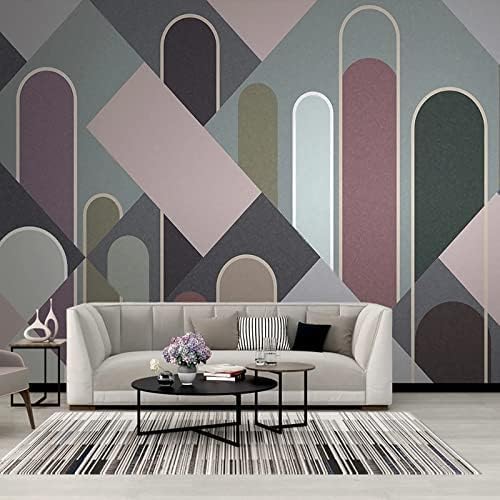 Papier peint 3D lignes géométriques abstraites XLMING pour masquer et sublimer un mur