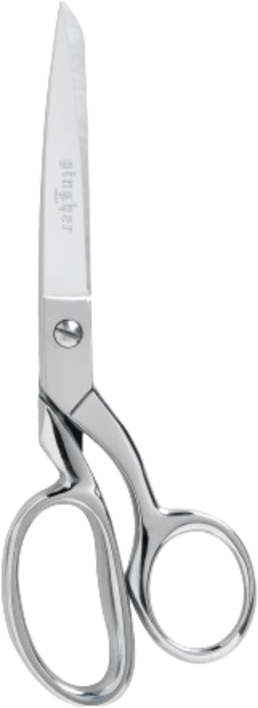 Gingher 8" Dressmaker's Fabric Scissors, Stainless Steel Shears, Sharp Knife Edge Steel Sewing Shears with Protective Sheath for Fabric Cutting and Tailoring, Chrome Plated Nickel Finish