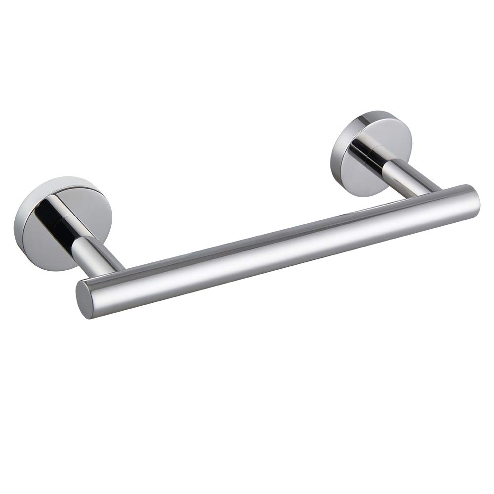 kimzcn SUS 304 Stainless Steel 9-Inch Towel Bar Towel Rack Wall Mounted Towel Rail Towel Rod for Bathroom Modern Style Polished Finish