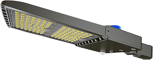 Miniatura 7 de Luz LED de estacionamiento de 100 W con fotocélula y soporte deslizante 14000 lúmenes 5000 K, atenuación de 0-10 V LED para exteriores, iluminación