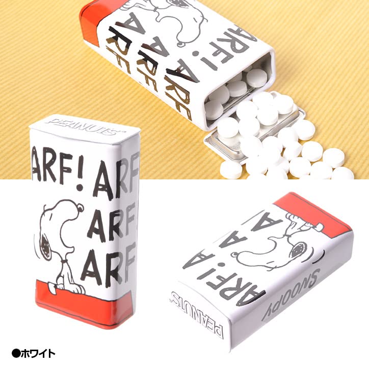 Amazon.co.jp: スヌーピー ラムネ入り スタンドカン 缶入りラムネ 
