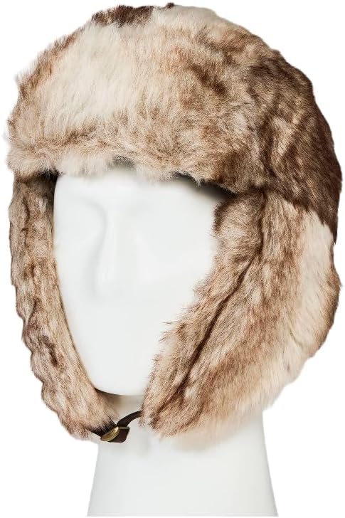 Goodfellow & Co Men's All Over Faux Fur Trapper Hat - Image 3