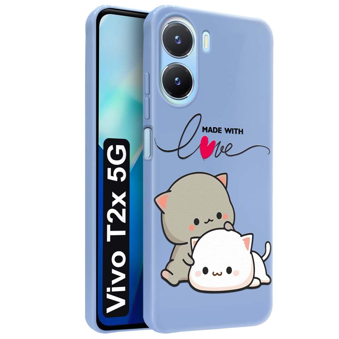 Fashionury Shockproof Glossy Soft TPU Back Cover Case for Vivo T2X 5G | 360 Degree Protection | Protective Design | Designer Back Cover Case for Vivo T2X 5G -MB005 (B0CY63VBSY) Amazon Price History, Amazon Price Tracker