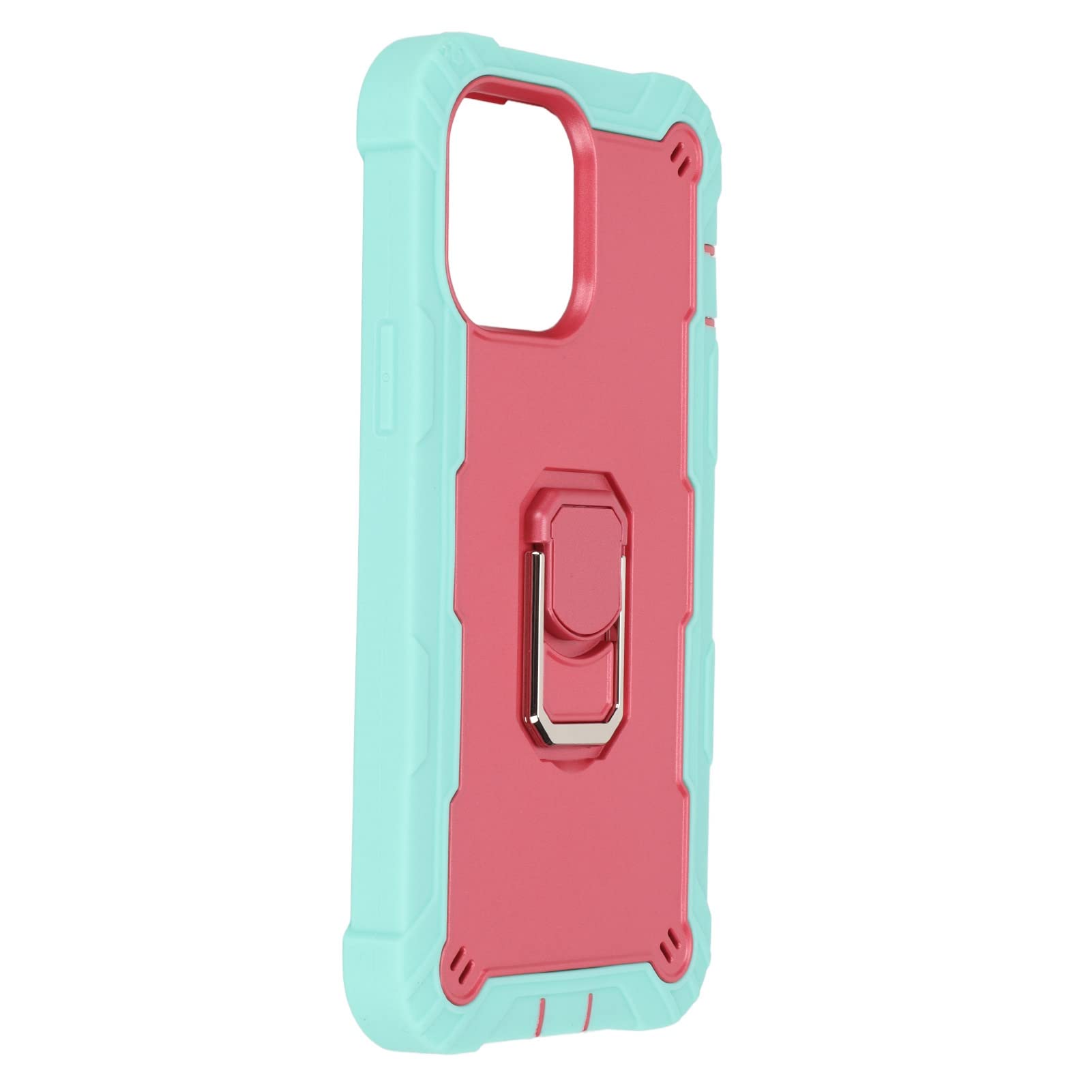 Cocoarm Custodia Armor con Supporto per IPhone 13 Pro Max, Verde Blu (#4)