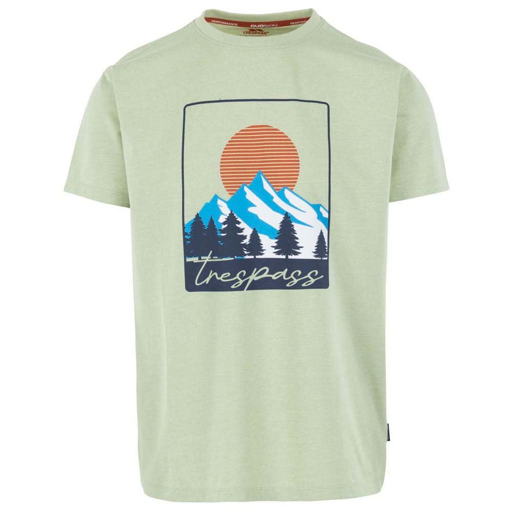 Trespass Mens Casual Fit T-Shirt Printed Design QuickDry Top Idukki