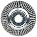 Weiler 09480 10" Standard Twist Knot Wire Wheel , .016" Steel Fill, 2" Arbor Hole, Made in the USA