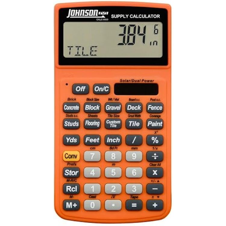 Johnson Level & Tools CALC-0000 Supply Calculator