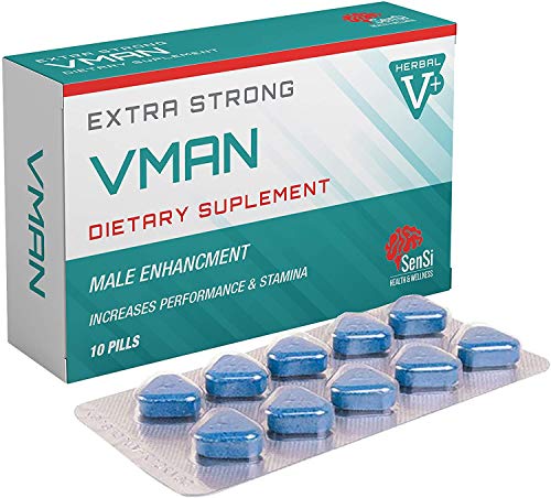 VMAN 300mg | 10 Tablets Immediate Effect, Maximum Duration, Without Contraindications, 100% Natural