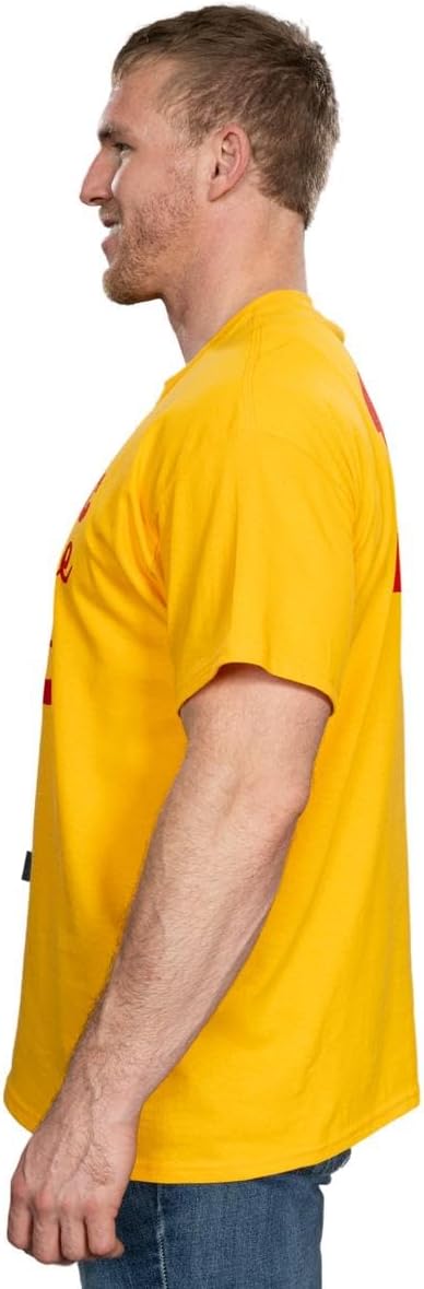 Dodgeball Ripple Junction Adult Unisex Movie Average Joe's Team Halloween Cosplay T-Shirt Yellow - Image 2