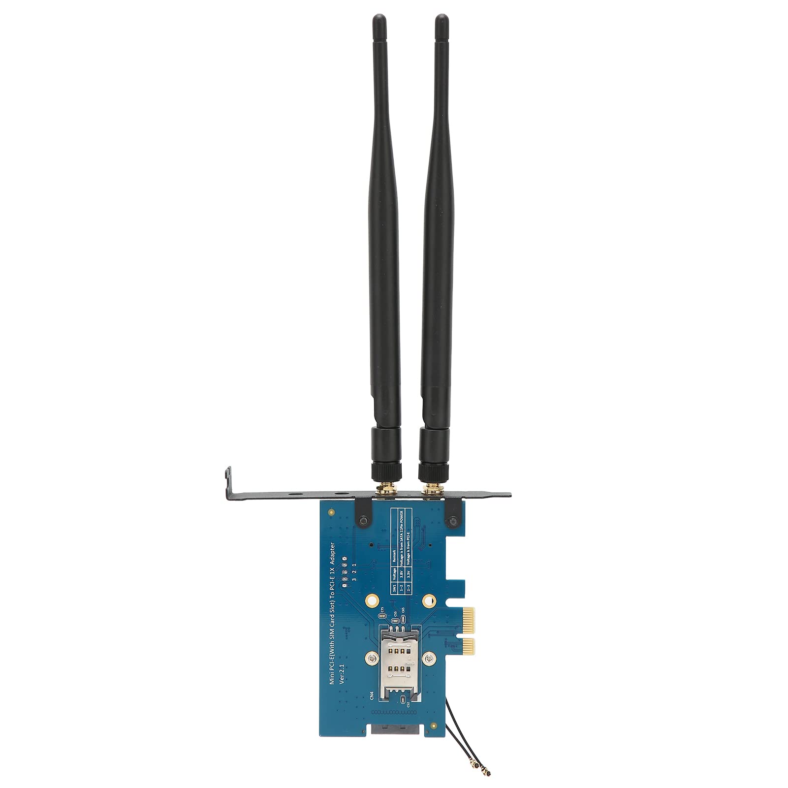 Yosoo Health Gear Mini PCIE Adapter, 4Pin Power Interface
