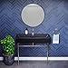 Swiss Madison Well Made Forever SM-CS754, Claire 40" Ceramic Console Sink In Matte Black Basin