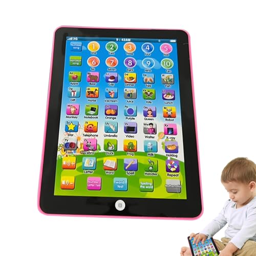 Tableta de aprendizaje para - Juguete electrónico educativo con control táctil, dispositivo de juego interactivo | Divertido juego de desarrollo temprano para, y niñas a p