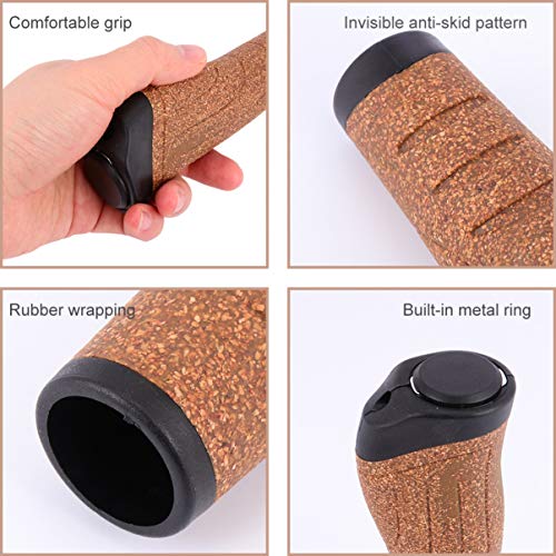 Clispeed – Capa de madeira antiderrapante para guidão e bicicleta, para uso ao ar livre, bicicleta,