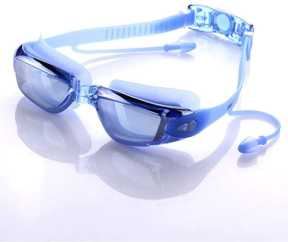 Occhialini da Nuoto, Senza Perdite Occhialini da Nuoto per Triathlon Occhiali da Nuoto in Silicone Regolabili per Adulti Uomini Donne Giovani Bambini Bambini (C)