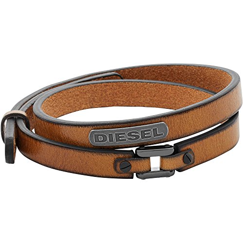 Diesel Men's Leather or nylon with lobster hook or button stud closure bracelet