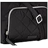 Vera-Bradley-Womens-Performance-Twill-Little-Hipster-Crossbody-Purse-with-RFID-Protection Vera Bradley Women's Performance Twill Little Hipster Crossbody Purse With RFID Protection, Black, One Size
