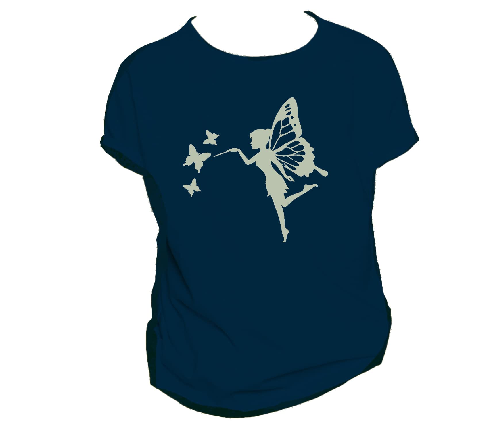 Y2kstore Glow In Dark Fairy Tshirt With Half Sleeve Girls
