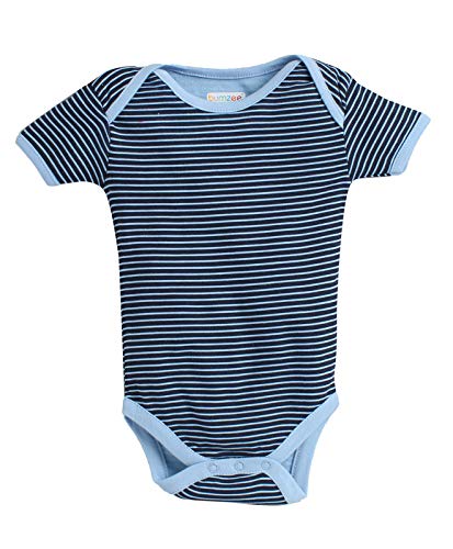 Image of BUMZEE Half Sleeves Unisex Baby Bodysuit /Onesies /Rompers Pack of 3