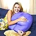 The Buttress Pillow – All-Natural Latex Foam Butt-Shaped Pillow for Sleep, Stress Relief, and Comfort – Ergonomic Design for Side, Back, and Stomach Sleepers – Removable Cover Included