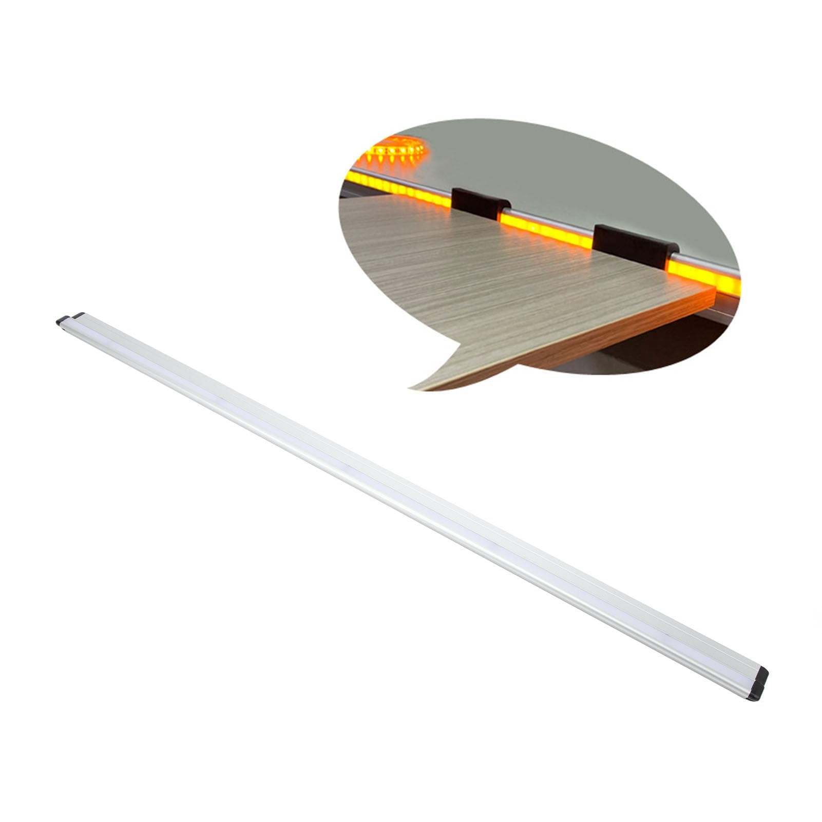 Rail coulissant de table RV, rail coulissant de bureau en alliage d'aluminium pour camping-car, yacht, caravane, camping-car, voyage, camping, meubles portables