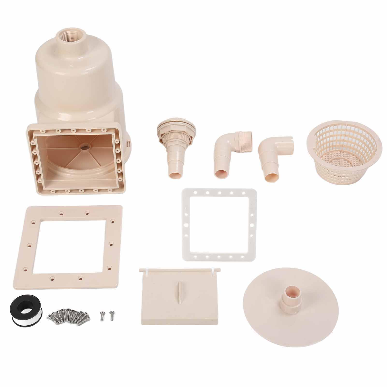 Cryfokt Pool Skimmer 1,5 Zoll ABS Oberflächenabsauger für Pools,