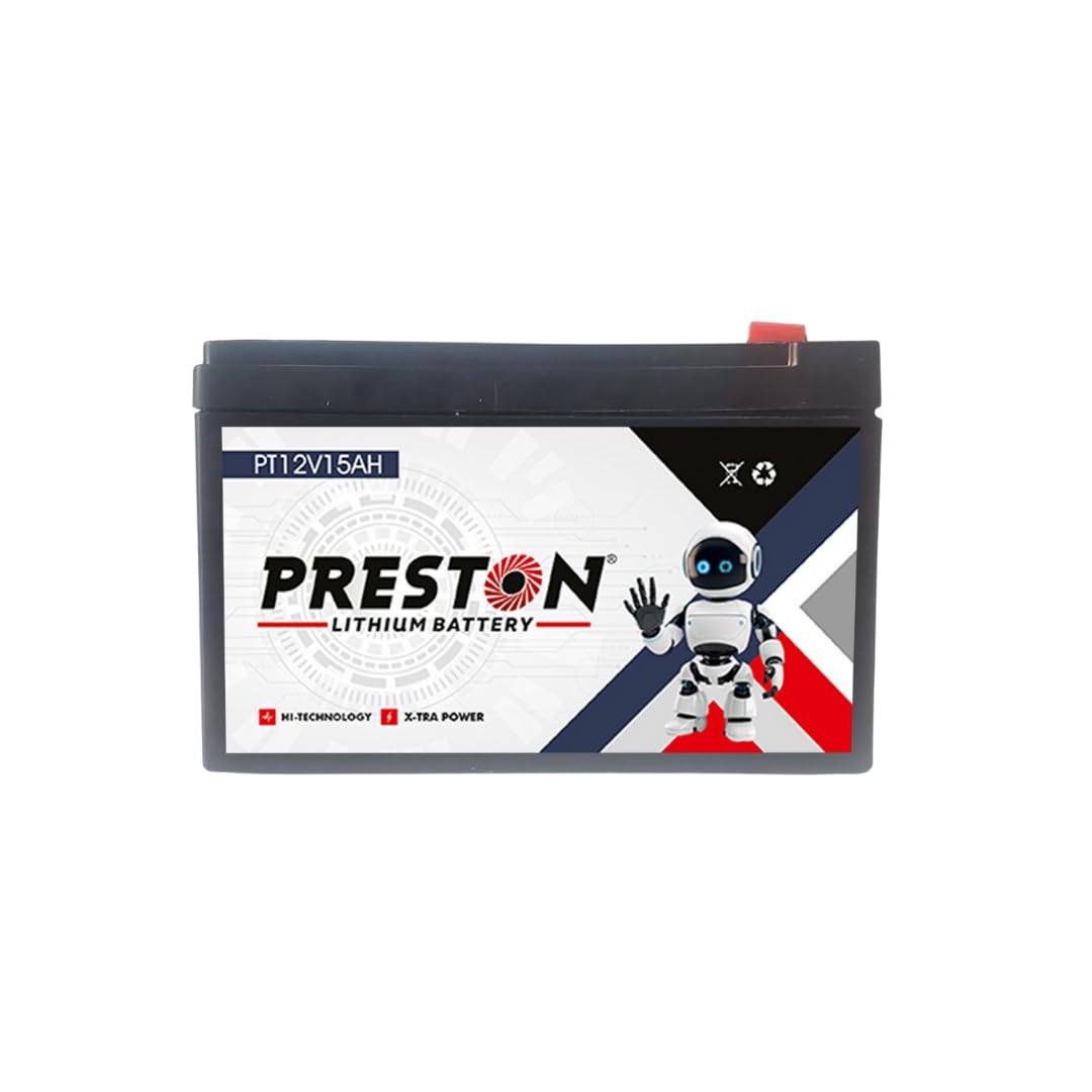 PRESTON Lithium Battery, 12V 15AH, for Spray Pumps, Toy Cars, Battery Bikes, Solar Lighting, Wheelchairs-picture-43