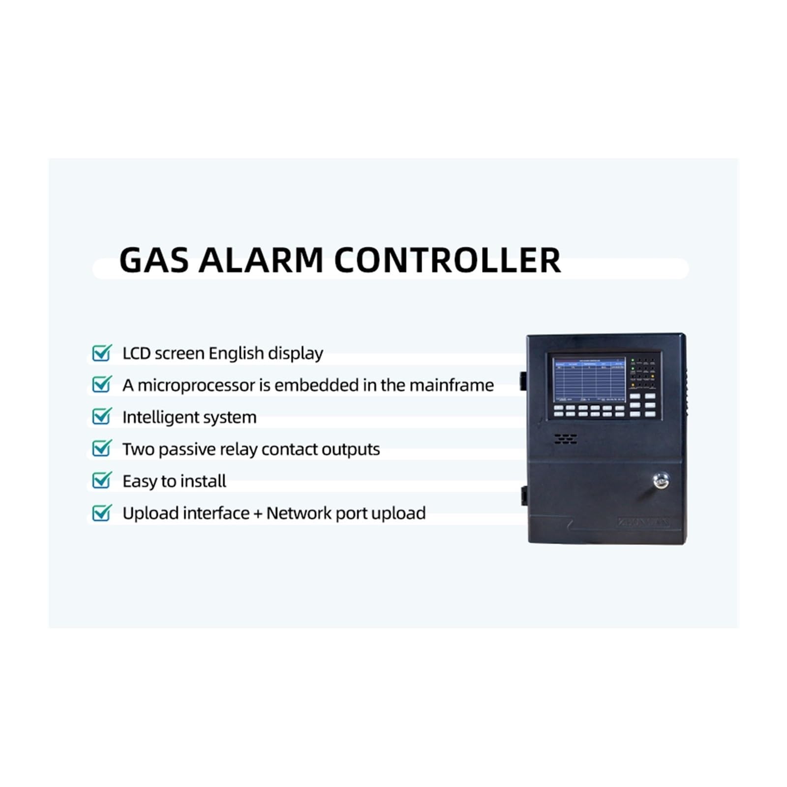 Rilevatore di Gas, Allarme sonoro e luminoso del bus host del controller multifunzionale dell'allarme del gas for il monitoraggio dell'ambiente agricolo