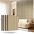 AKK-Star Acoustic Wood Slat Wall Panels, 4-Pack – 23.6 x 23.6 x 0.7 Inches, Sound Absorbing Wood Wall Panels for Stylish Interiors – Covers 15.5 Sq. Ft. (13# Classic Oak)