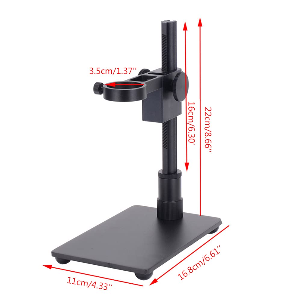 Soporte USB para microscopio, ajustable, profesional, soporte de mesa, marco de mesa de aleación de aluminio